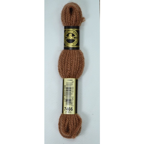 DMC Tapestry Wool #7466 VERY DARK DESERT SAND 7063 Laine Colbert wool 8m Skein