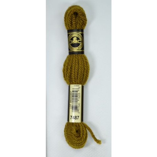DMC Tapestry Wool #7487 ULTRA VERY DARK TOPAZ Laine Colbert wool 8m Skein