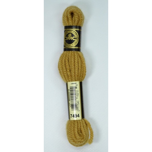 DMC Tapestry Wool #7494 LIGHT TAN Laine Colbert wool 8m Skein