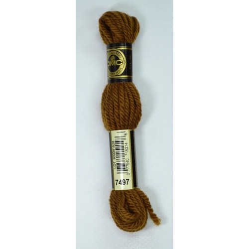 DMC Tapestry Wool #7497 MEDIUM BROWN Laine Colbert wool 8m Skein