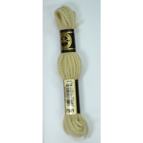 DMC Tapestry Wool #7501 ULTRA VERY LIGHT TAN Laine Colbert wool 8m Skein