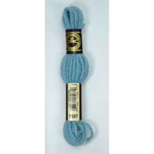 DMC Tapestry Wool #7597 TURQUOISE Laine Colbert wool 8m Skein