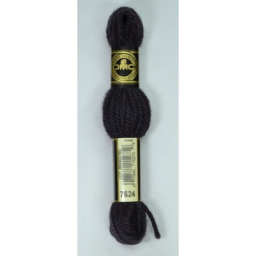 DMC Tapestry Wool #7624 VERY DARK PEWTER GREY Laine Colbert wool 8m Skein