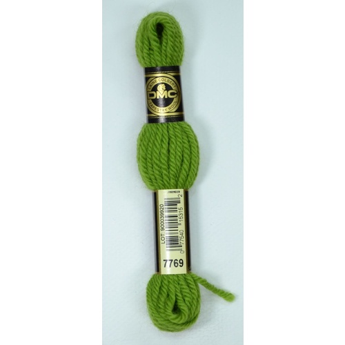 DMC Tapestry Wool #7769 LIGHT AVOCADO GREEN Laine Colbert wool 8m Skein