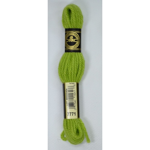 DMC Tapestry Wool #7771 VERY LIGHT AVOCADO GREEN Laine Colbert wool 8m Skein
