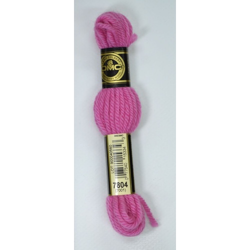 DMC Tapestry Wool #7804 CRANBERRY 7001 Laine Colbert wool 8m Skein