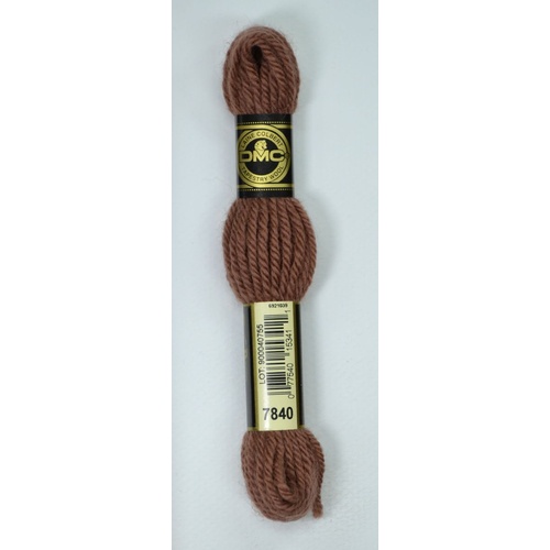 DMC Tapestry Wool #7840 ULTRA VERY DARK DESERT SAND Laine Colbert wool 8m Skein