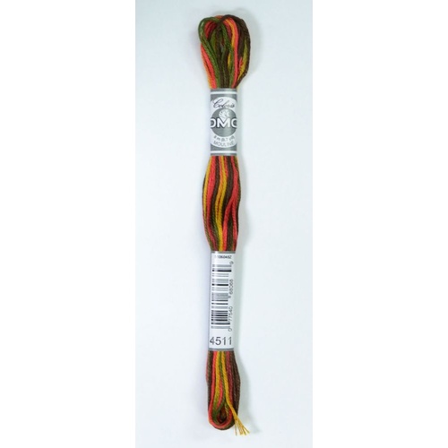 DMC Coloris Thread, Embroidery Floss 8m Multi Colour 4511, ETE INDIEN