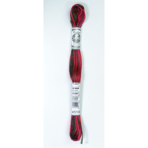 DMC Coloris Thread, Embroidery Floss 8m Multi Colour 4519, JINGLE BELLS