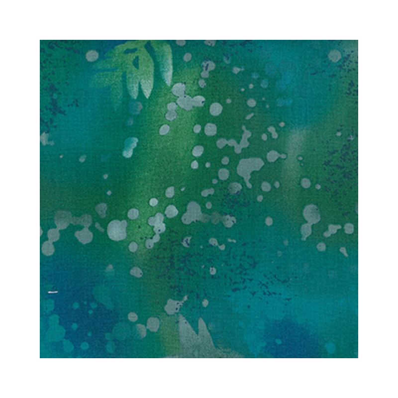Fossil Fern Blue/Green (0H), 112cm Wide Cotton Quilting Fabric