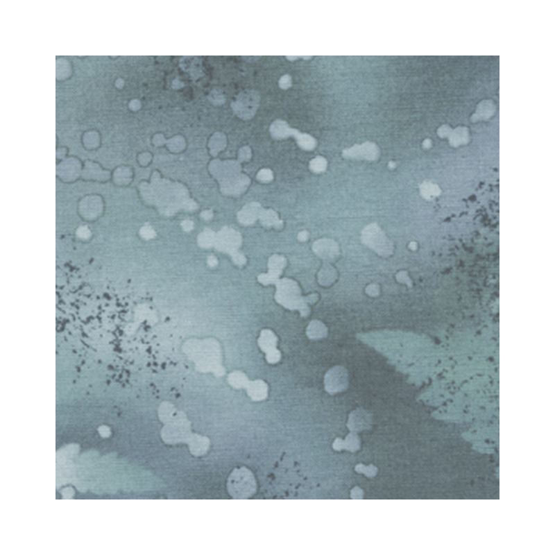 Fossil Fern Steel (T), 112cm Wide Cotton Quilting Fabric
