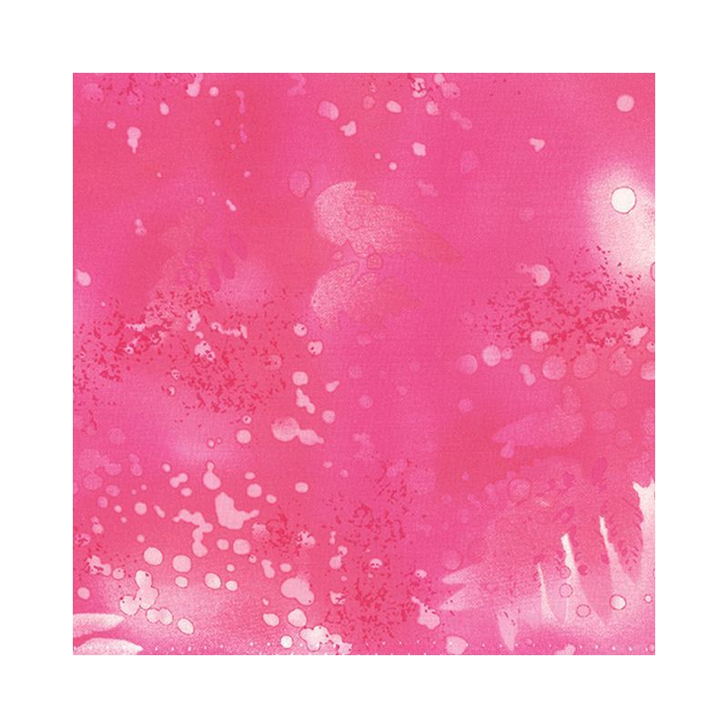 Fossil Fern CLEAR CERISE, 112cm Wide Cotton Quilting Fabric