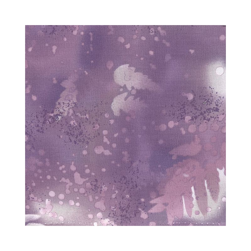 Fossil Fern Violet Smoke 1H, 112cm Wide Cotton Quilting Fabric