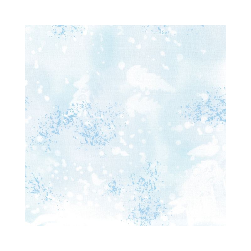 Fossil Fern Powder Blue 2H, 112cm Wide Cotton Quilting Fabric