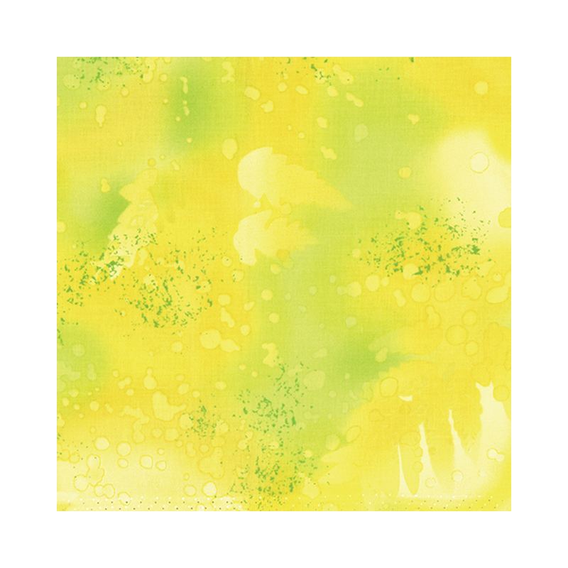 Fossil Fern Brilliant Yellow (74), 112cm Wide Cotton Quilting Fabric