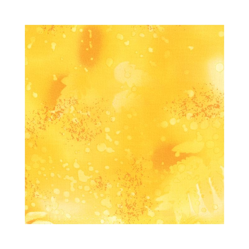 Fossil Fern Bright Yellow (88), 112cm Wide Cotton Quilting Fabric