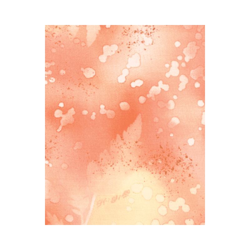 Fossil Fern Peach Meringue (94), 112cm Wide Cotton Quilting Fabric
