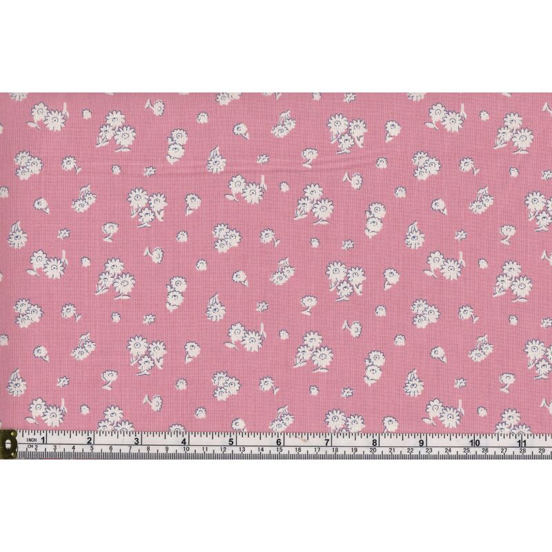 Liberty Fabrics English Garden Tumbling Daisy Coral 112cm Wide 5602X