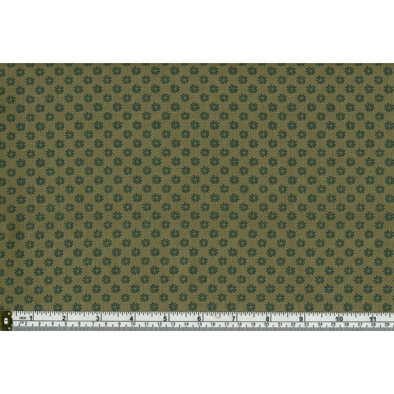 Liberty English Garden Floral Dot Green 112cm Wide Cotton Fabric 5603X