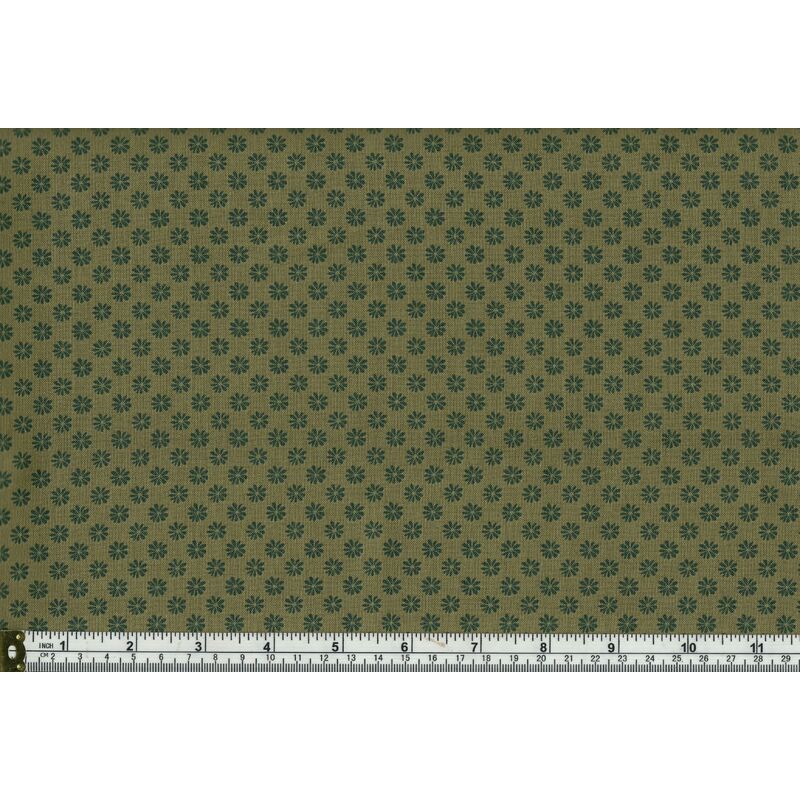 Liberty Fabrics English Garden 5603X Floral Dot Green 110cm Wide 50cm