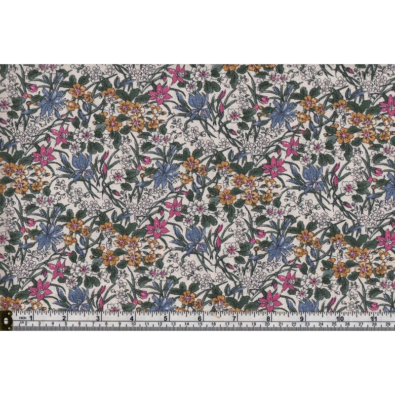 Liberty English Garden Ricardo X, 112cm Wide Cotton Fabric 5606X