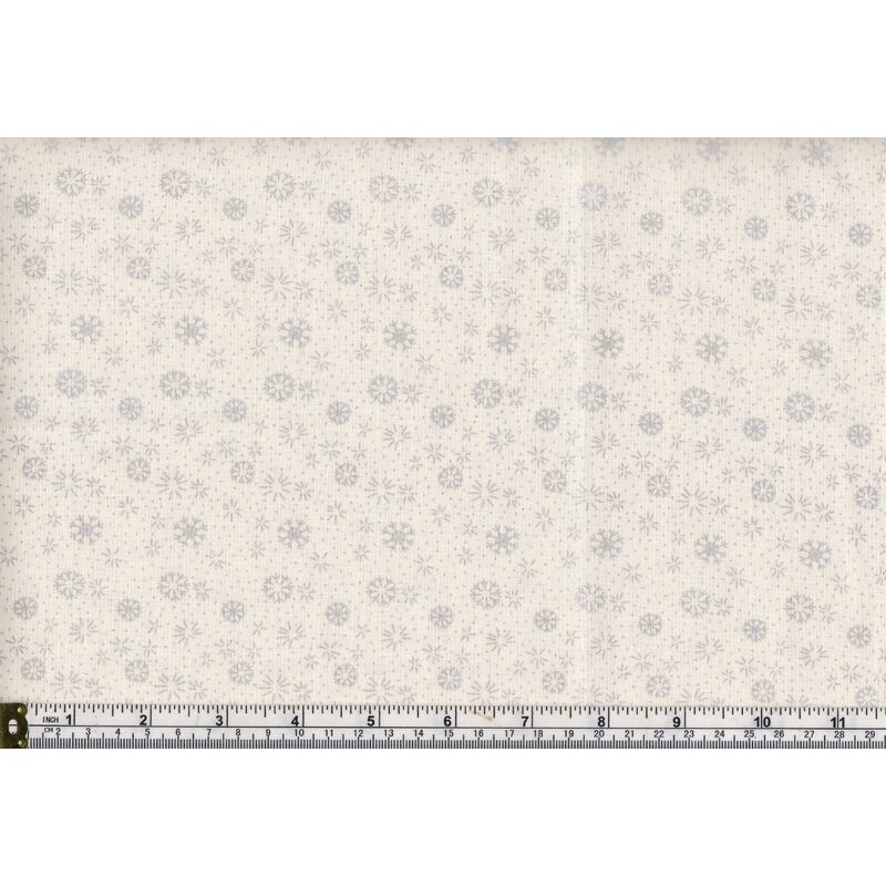 Liberty Seasons Greetings Frosty Metallic, 112cm Wide Cotton Fabric 5665X