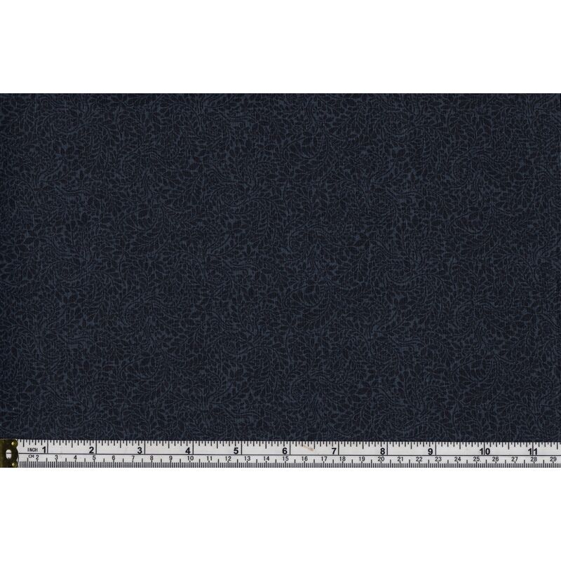Liberty Summer House Oxford Fern Navy 112cm Wide Cotton Fabric 5675Z