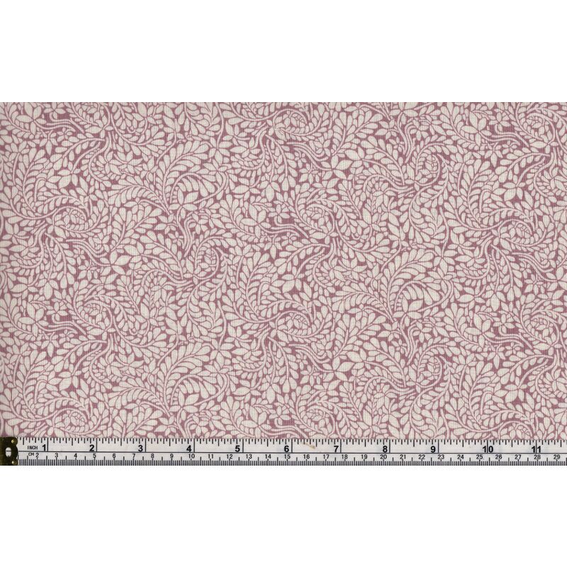 50cm REMNANT Liberty Summer House Cambridge Fern Dusty Pink 112cm Wide 5677y