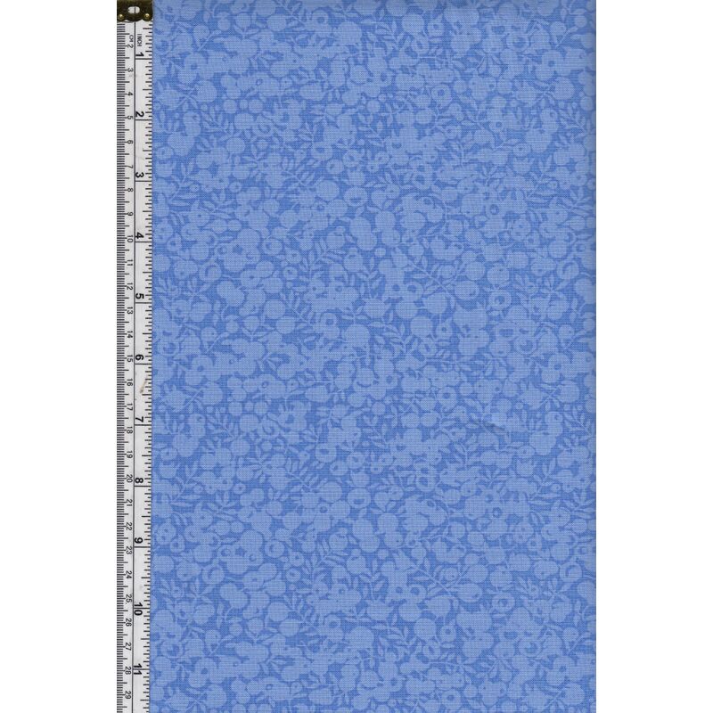 Liberty Wiltshire Shadow Collection CORNFLOWER 110cm Wide Cotton Fabric 5697Z