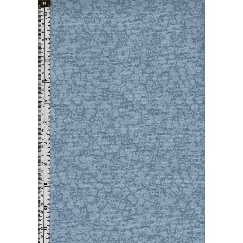 50cm REMNANT Liberty Wiltshire Shadow Collection STORM 110cm Wide Cotton Fabric 5701Z