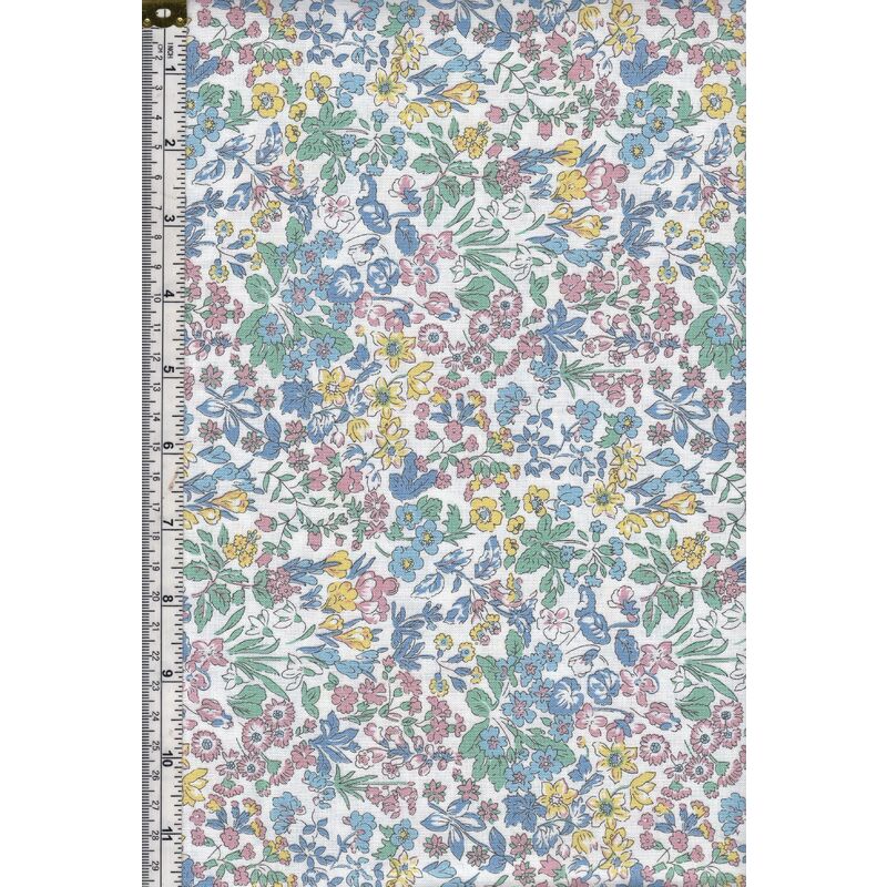 Liberty Flower Show Spring WISLEY FLOWERS 112cm Wide Cotton Fabric 5720A