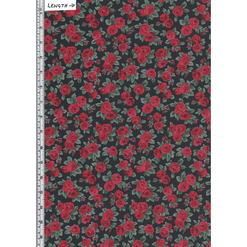 Liberty Flower Show Winter ASCOT ROSE 112cm Wide Cotton Fabric 5723C