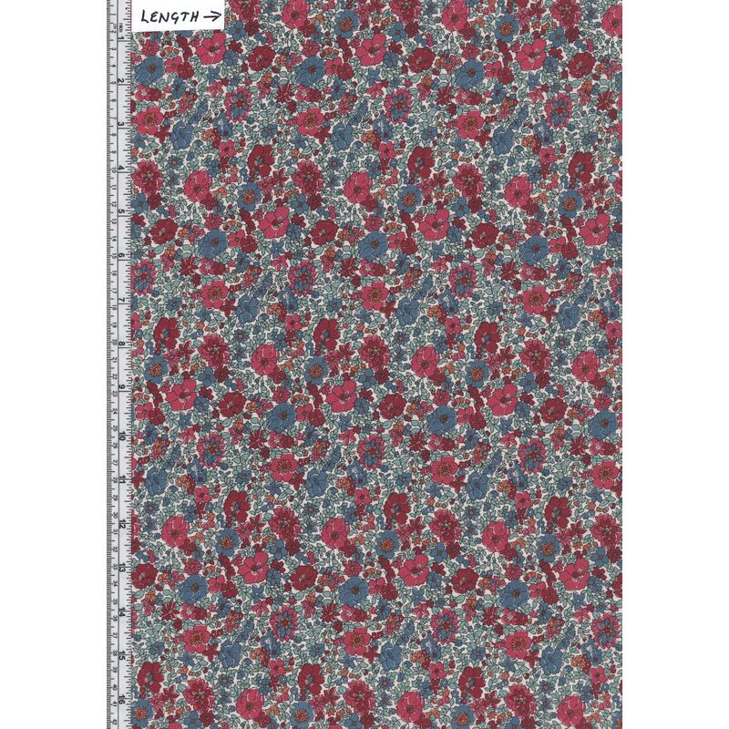 Liberty Flower Show Winter ARLEY GARDENS 112cm Wide Cotton Fabric 5725C