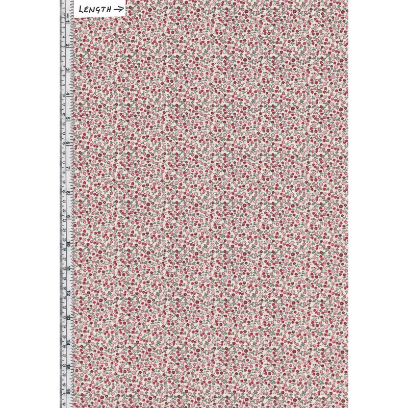 Liberty Fabrics Flower Show Winter, SUFFOLK FIELDS 5730C 110cm x 44cm REMNANT
