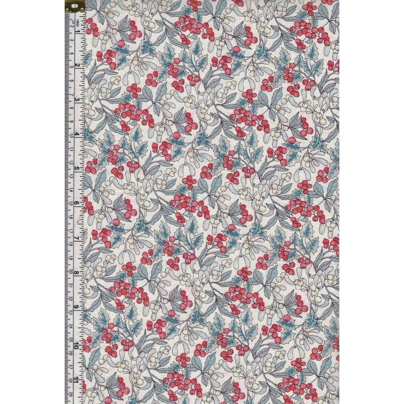 Liberty  A Festive Collection MINI CHISTMAS BERRY 112cm Wide Cotton Fabric 5746A