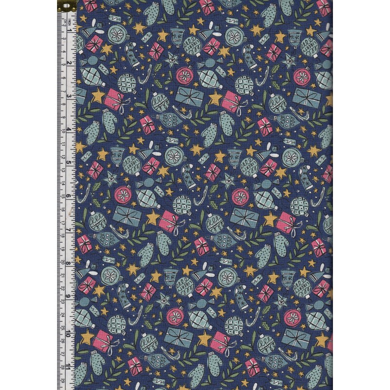 Liberty A Festive Collection FESTIVE JOY 112cm Wide Cotton Fabric 5748A