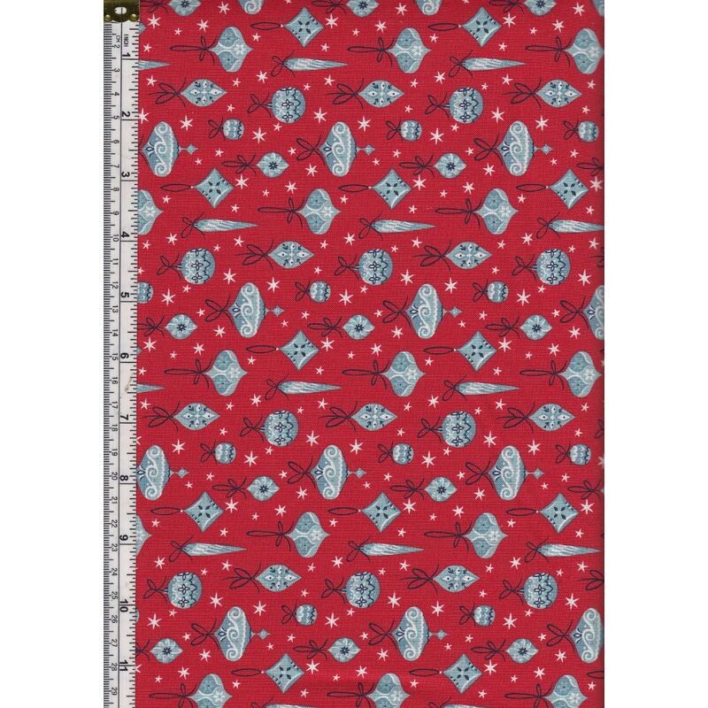 Liberty A Festive Collection DECK THE HALLS Red 112cm Wide