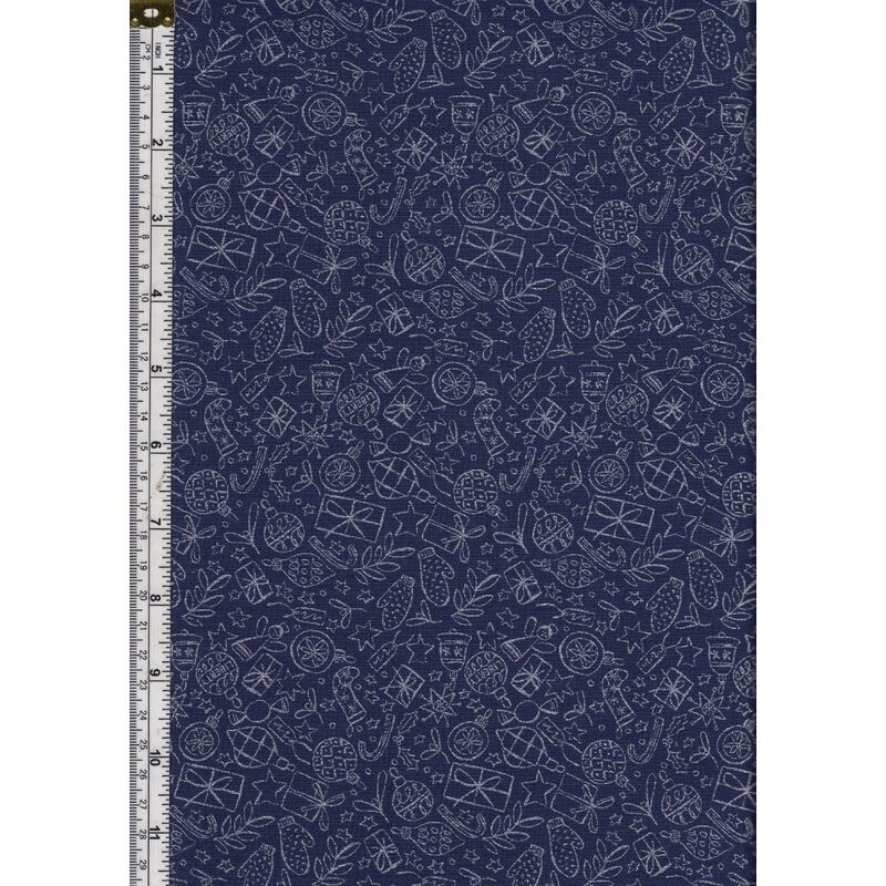 Liberty A Festive Collection FESTIVE SHINE 112cm Wide Cotton Fabric 5754A