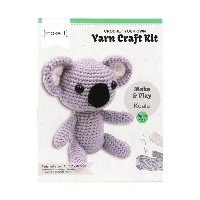 KOALA - Crochet Your Own Yarn Craft Kit, Make & Play