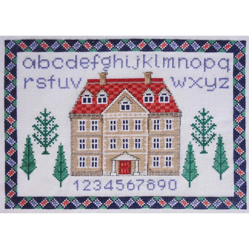 DMC, HOUSE SAMPLER Counted Cross Stitch Kit 587119, 33 x 24cm