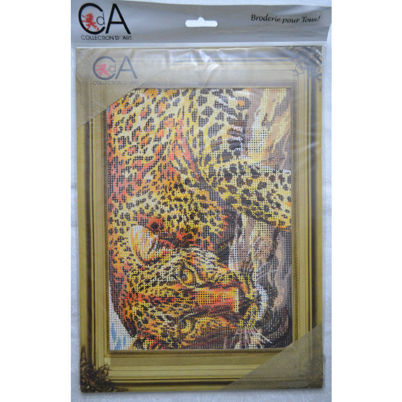 Collection D' Art Tapestry Kit, LEOPARD, 22cm x 30cm (#6.254K)