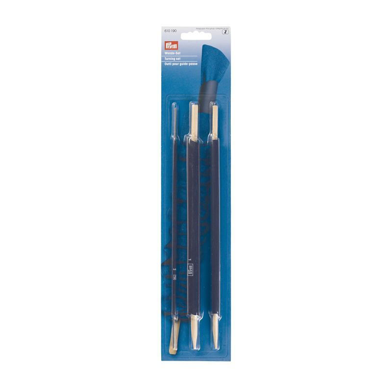 Prym Turning Set for Fabric Tubes, 3 Sizes per pack