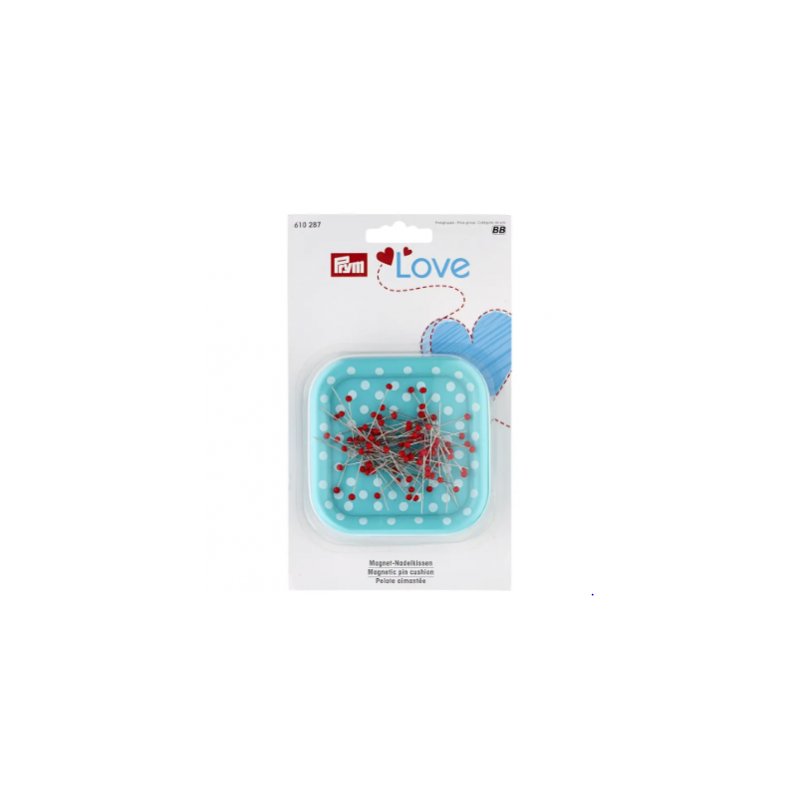 Magnetic Pin Cushion With Glass-Headed Pins by Prym #610287