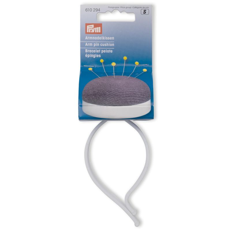 Prym Arm Pin Cushion With Strap, Dark Violet/White #610294