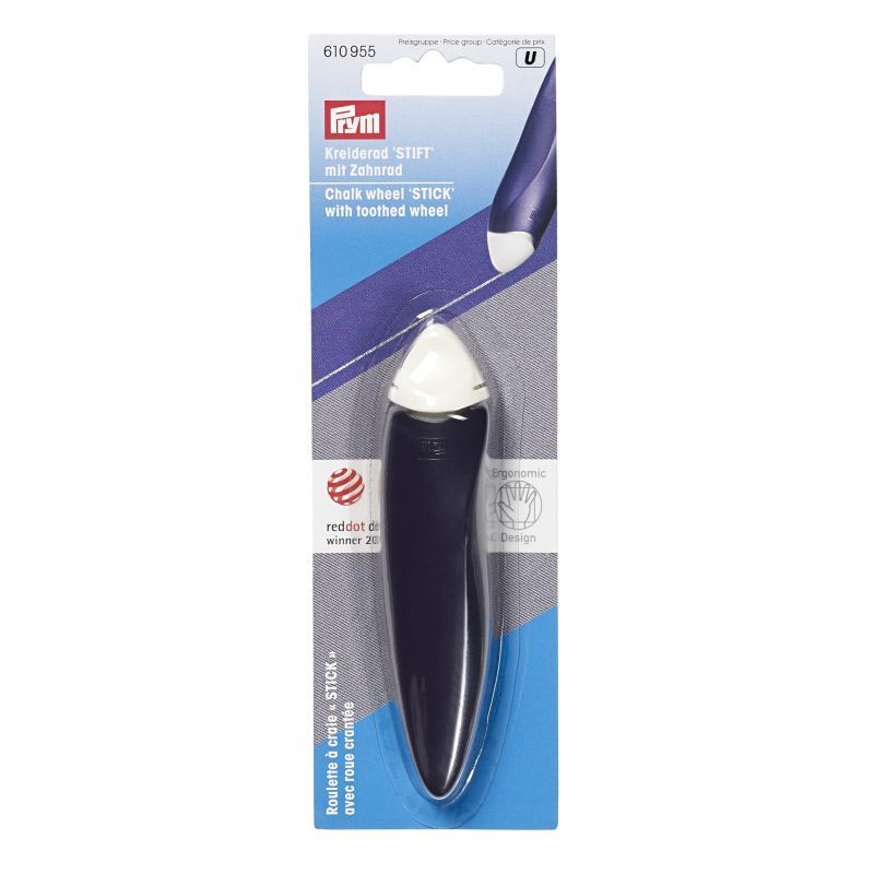 Ergonomic Design Chalk Wheel Stick With Toothed Wheel by Prym.Ergonomics