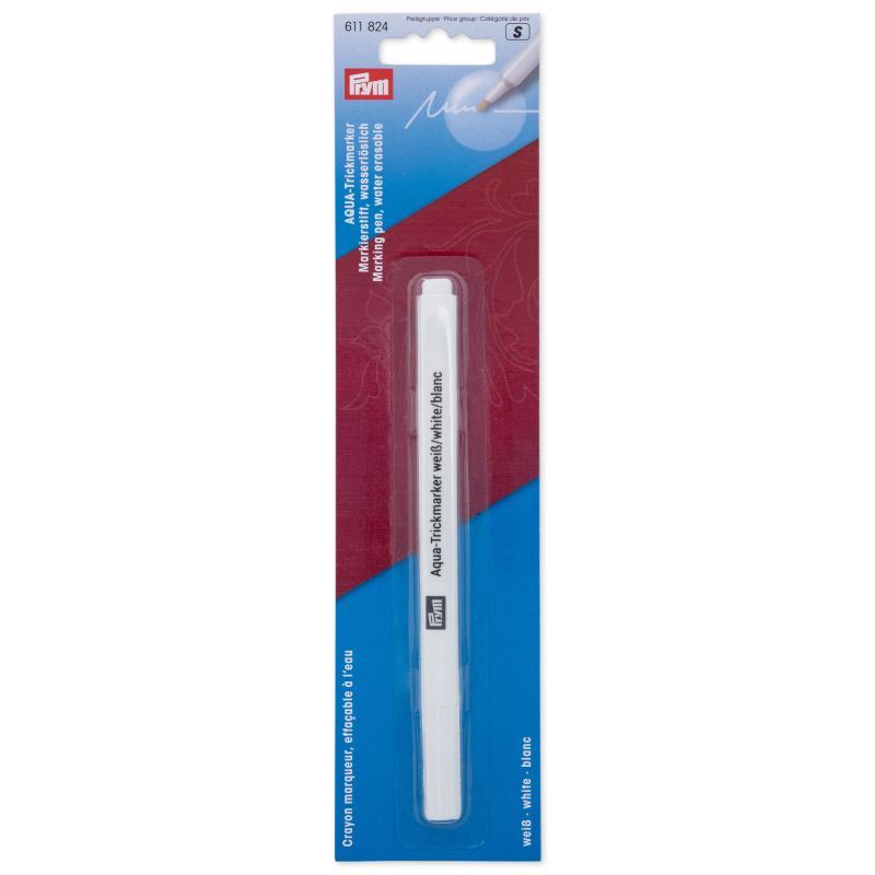 Trick Marker, Water-Erasable Fabric Marker, White