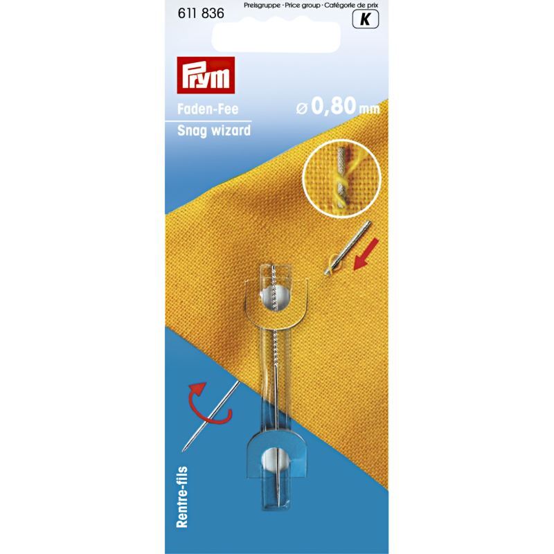 Prym Snag Wizard, 0.8 mm-Thin Repair Needle, #611836