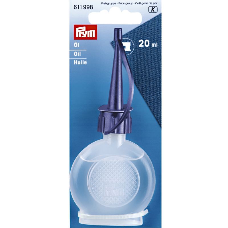 Prym Sewing Machine Oil 20ml Resin and Acid Free, #611998