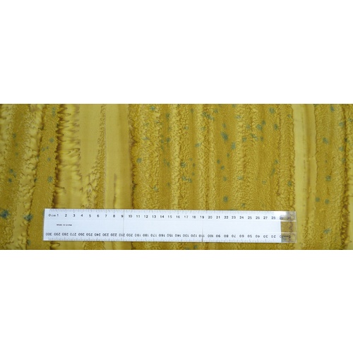 BATIK Fabric Per 1/2 Metre, 110cm Wide, #640062.1390 GOLD, 100% Cotton