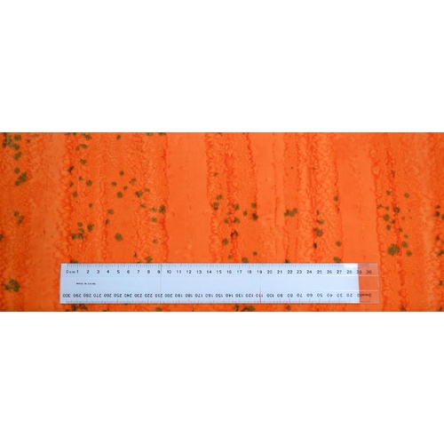 BATIK Fabric, 110cm Wide Per Metre, #640064.1410 ORANGE, 100% Cotton